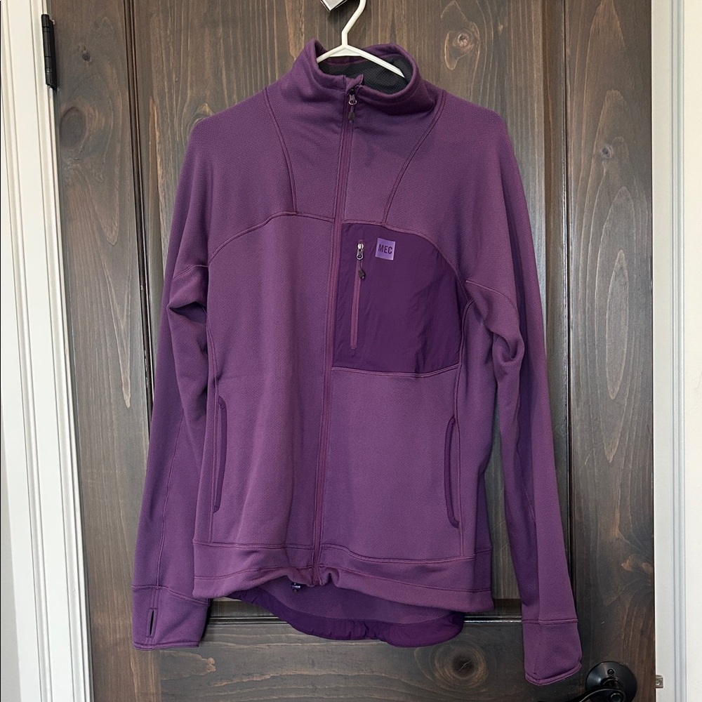 MEC Women's Purple Full-Zip Utility Jacket